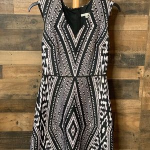 Black/White Pattern Dress